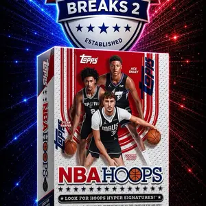 2025-26 Topps NBA HOOPS Blaster Box – Official Basketball Trading Card Box for Collectors