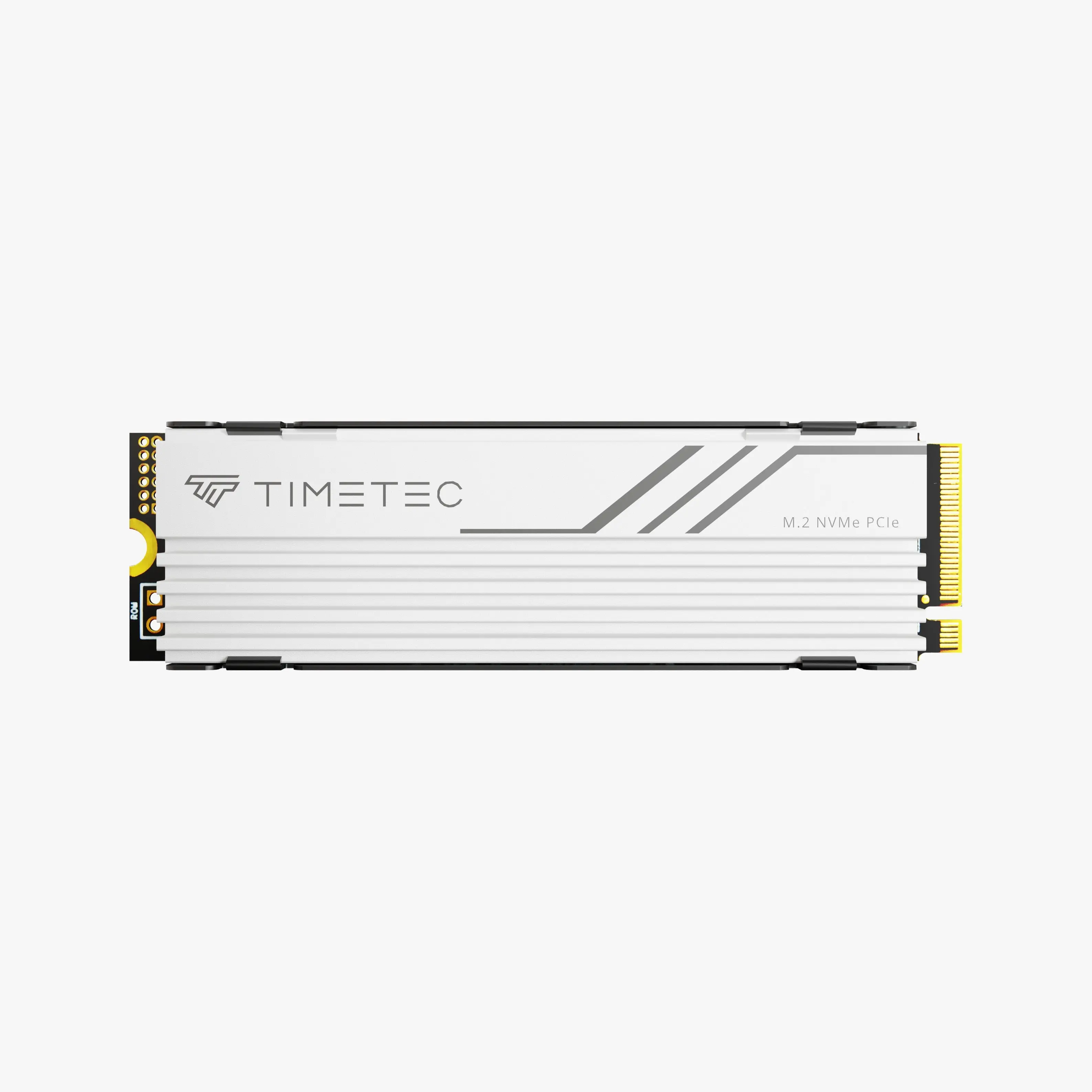 TIMETEC Pro M.2 NVMe PCIe 4.0 SSD with White Heatsink