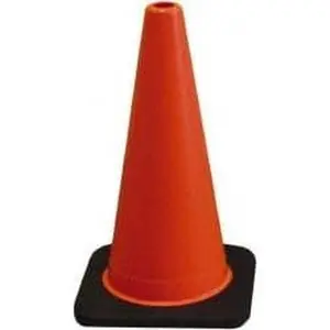 PRO-SAFE 18" High, Orange Traffic Cone with Base 12" Base Width, 3 Lb, PVC 03-500-05