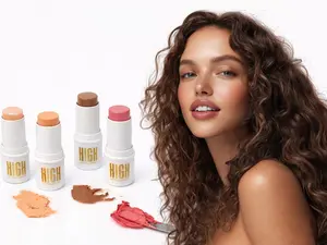 HIGH COSMETIC AGENCY TO GO! Crystalline Contour Collection – 4-Piece Cream Contour & Highlighter Set with Contour, Bronzer, Blush & Glow Shades, Ultra-Blendable Cream Formula, Long-Lasting Wear, Travel Friendly, Cruelty-Free, Vegan, Smooth Finish for All!