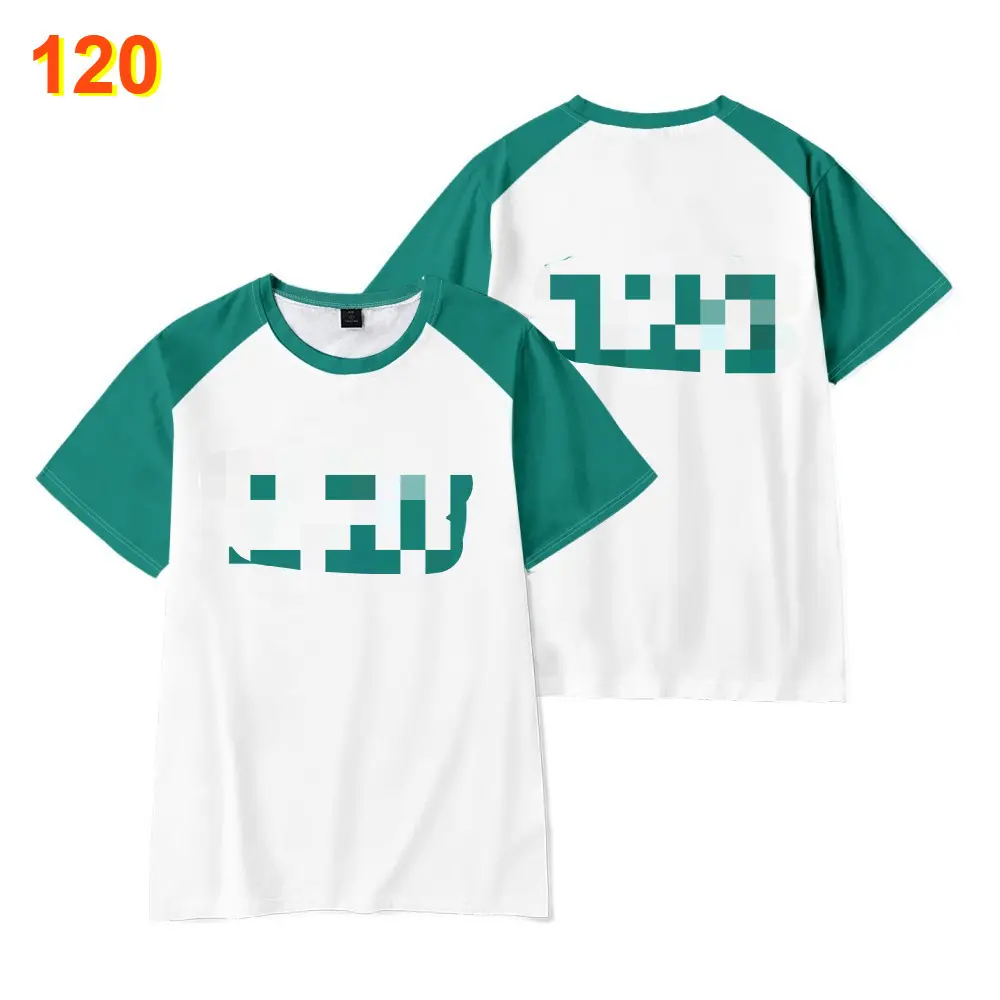 Children's green short sleeved shirt 120