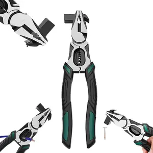 Screw Extractor Pliers,End Cutting Nippers Pliers Nails Puller Tool,Stripped Screw Remover Tool, Multifunctional Fence Pliers Hammer Wire Cutter Wire Twisting Pliers Nails Puller Pliers (1pcs)