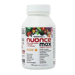 Andrew Lessman Essential-1 NUONCE MAX with Vitamin D3-2000 - 180 Capsules