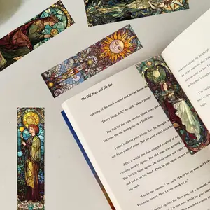 30 Tarot Card Bookmark Set, Hand-Painted Glass Art Bookmarks, DIY Reading Page Dividers, Perfect Gift for Readers & Collectors