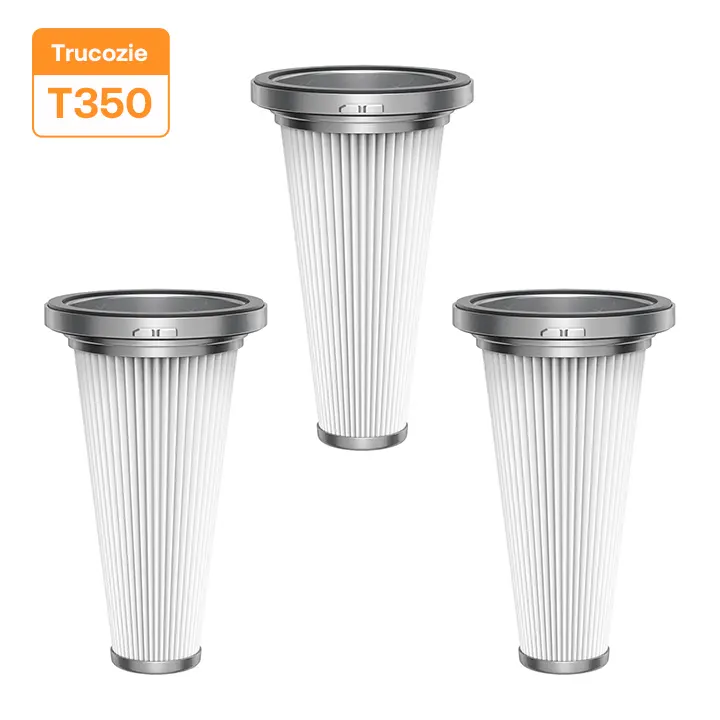 Trucozie HEPA Attachment for 33Kpa Cordless Vacuum Cleaner T350 3 Pack Trucozie HEPA Attachment for 33Kpa Cordless Vacuum Cleaner T350 3 Pack