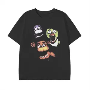 Five Nights at Freddy's Vintage T-Shirt Highlighting Nostalgic and Iconic FNAF Inspired Design