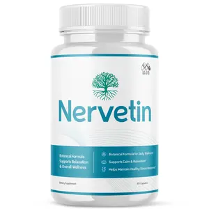 Nervetin Advanced Nerve Support Strength Formula Nerve Tin 60 Capsules