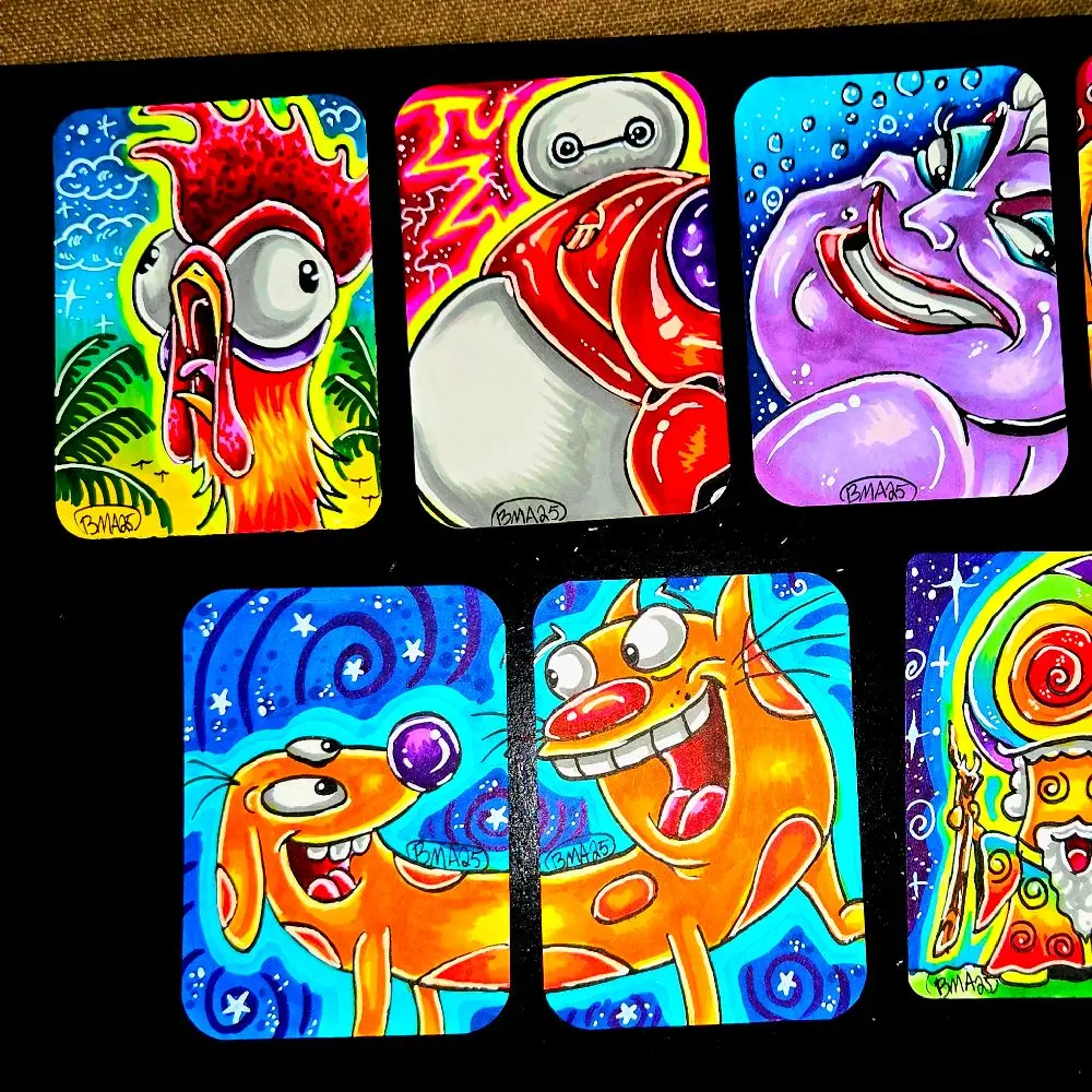 Custom Cartoon Fan Art Card