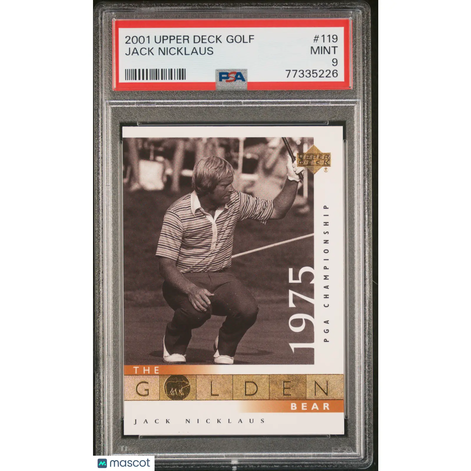 Jack Nicklaus PSA 2001 Upper Deck Golf #119 Golf 9