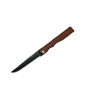 Senior Gentleman EDC Knife - Sharp DC53 steel blade, wooden handle, folding knife for outdoor camping adventure, it is a good gift for friends, brothers, fathers and husbands