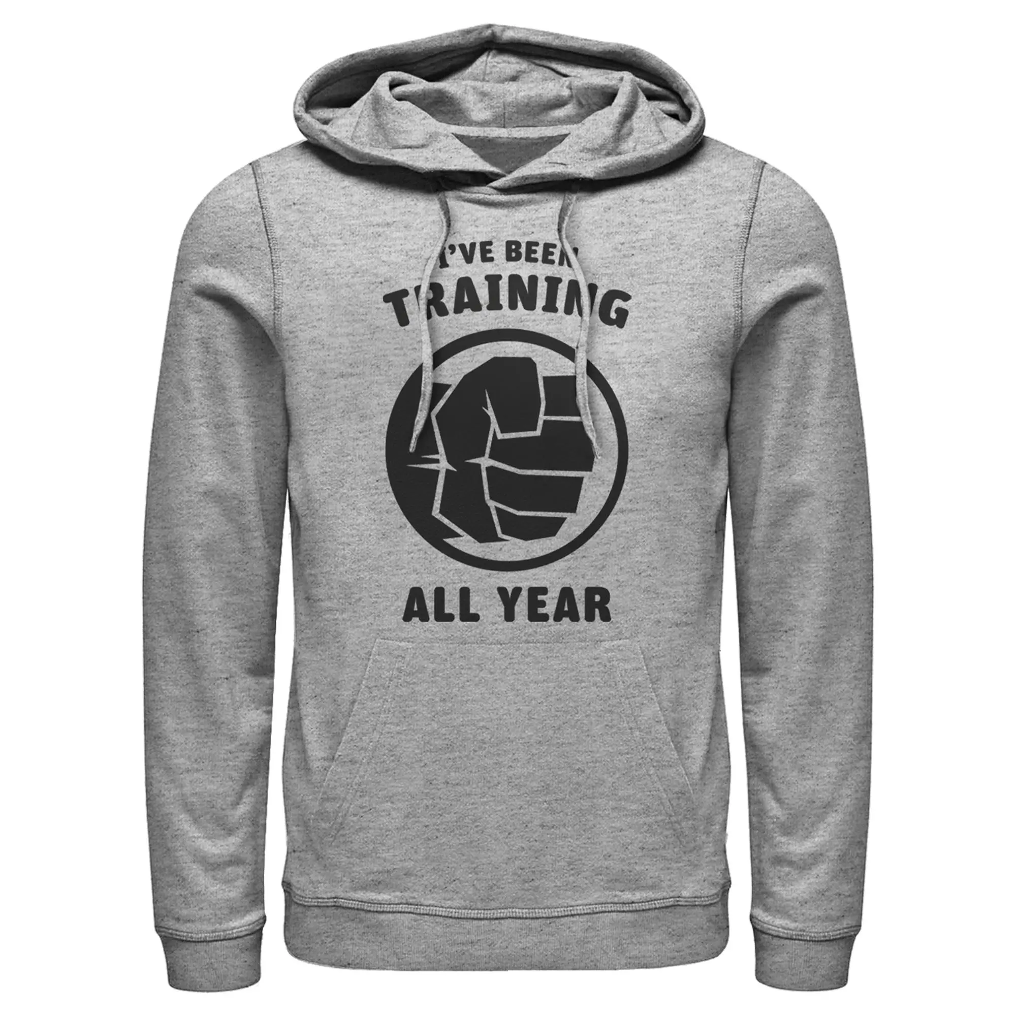 Men's Marvel The Hulk I've Been Training All Year Pull Over Hoodie