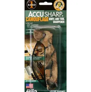 AccuSharp Classic Knife Sharpener Camouflage # 005C Kitchen Knives Lightweight Sharpening