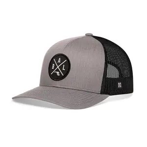 Baltimore Trucker Hat  |  Gray-Black BAL X Snapback