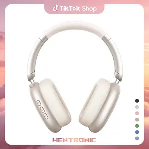 WENTRONIC Y01 Over-Ear Wireless Headphone - Hybrid ANC, Foldable Design, 3.5mm Jack, Memory Function, 48H Playtime, Hi-Res Audio, Memory Foam Earpads, Built-in Mic for Phone Calls, iOS/Android Compatible, ANC Foldable Headphones,father'sdaygifts