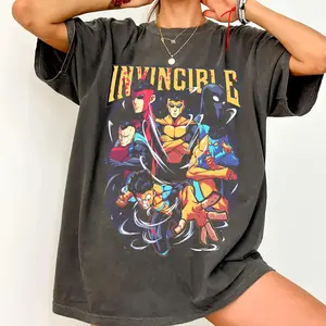 Invincible Mark Superhero T-shirt, Comic Book Bootleg Fan Tee T-shirt, Gift for Women and Man Unisex T-shirt