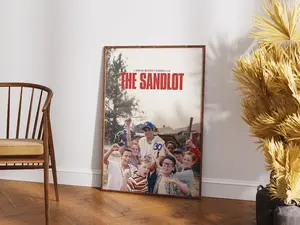 The Sandlot Poster, Retro Movie Poster, Vintage Poster, Gift for Her, Gift for Him, David Mickey Evans, Friendship Movie, Film Lovers Gift