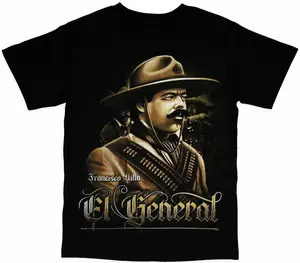 Francisco Pancho Villa El General Men's T-Shirt - Top Quality Men's Clothing - Menswear