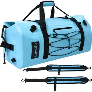 Waterproof Dry Bag 80L for Kayaking & Fishing - Heavy Duty Roll Top Duffel with Reinforced Handles and Straps