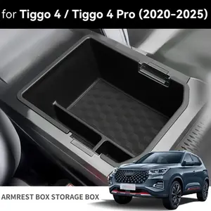 Chery Tiggo 4 Pro Center Console Lower Storage Box, Interior Accessory Storage Box, Suitable for 2020-2026 Models, 1pcs