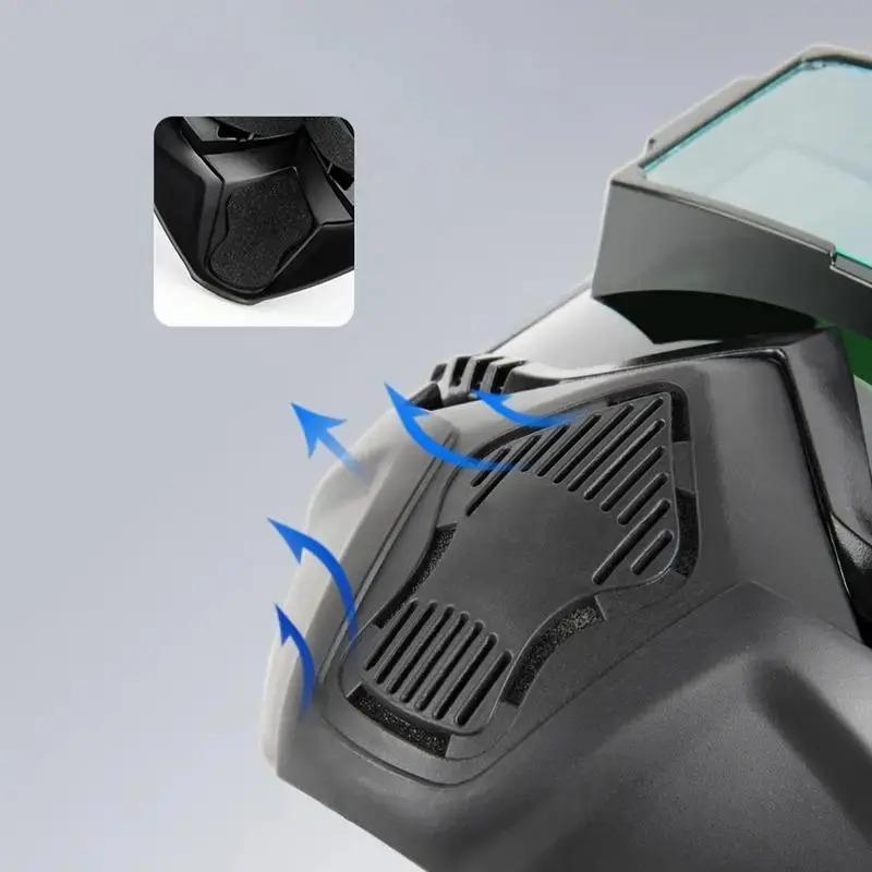 Automatic Darkening Welding Helmet, Heavy-Duty, Adjustable Shade, DIN 4-16 Protection, Clear Welding Lens, Solar Powered, Lightweight & Comfortable Welding Mask for Men/Dad Welding Helmet, Gift Idea