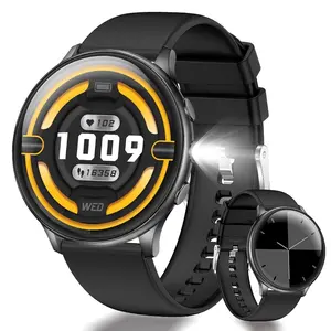 New Voice Assistant Smartwatch, Waterproof 1.46 Inch, Music Control, Remote Camera, Fitness Tracking, Wireless Calls, Gifts for Friends