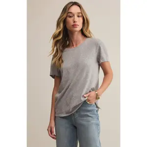 Z SUPPLY FOUNDATION SLUB TEE Classic Heather Grey