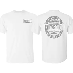 Chevy Truck Speed Shop Men's T-Shirt for Men, Truck Shirt, 100% Cotton, Menswear Streetwear, Made In USA