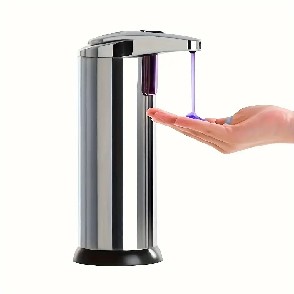 1pc Touchless Automatic Soap & Sanitizer Dispenser – Smart Sensor, Kitchen & Bathroom Liquid Dispenser