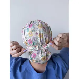 DuoStyle Scrub Hat - Pastel Garden