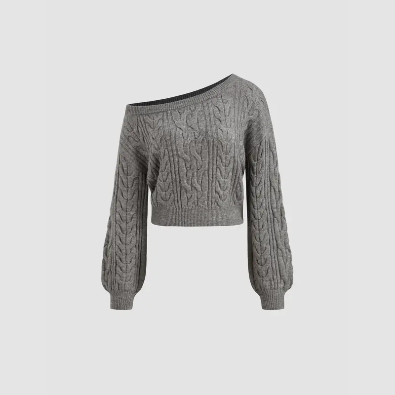asymmetrical top gray - TikTok Shop