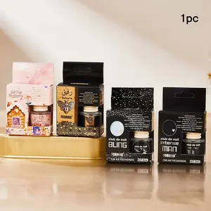 8ML Car Perfume, 4 Scents, Air Freshener, Hanging Deodorizing, Long-Lasting Freshness, Ideal for Birthday & Holiday Gifts