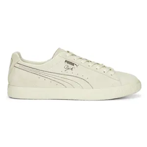 PUMA Mens Clyde No. 1 Lace Up Sneakers Shoes Casual - Off White
