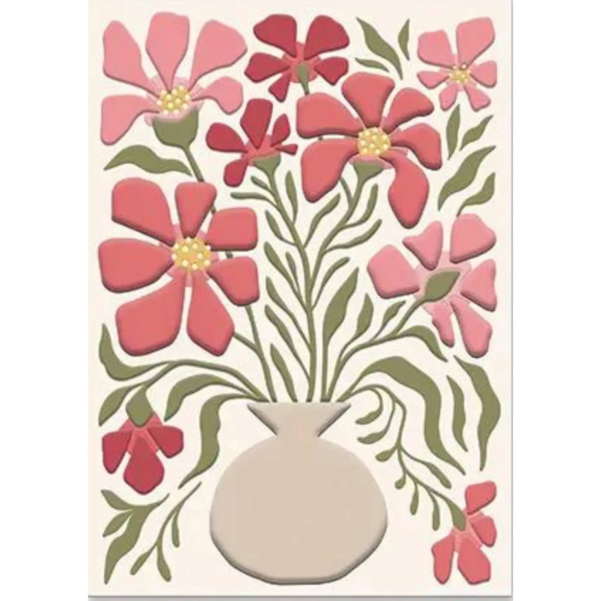 Greeting Card: Camellia Flowers