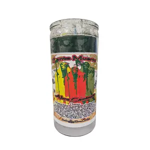 Jumbo Veladora Preparada de Santa Muerte Abre Caminos / Jumbo Fixed 14 Day Candle Santa Muerte Open Roads Candle