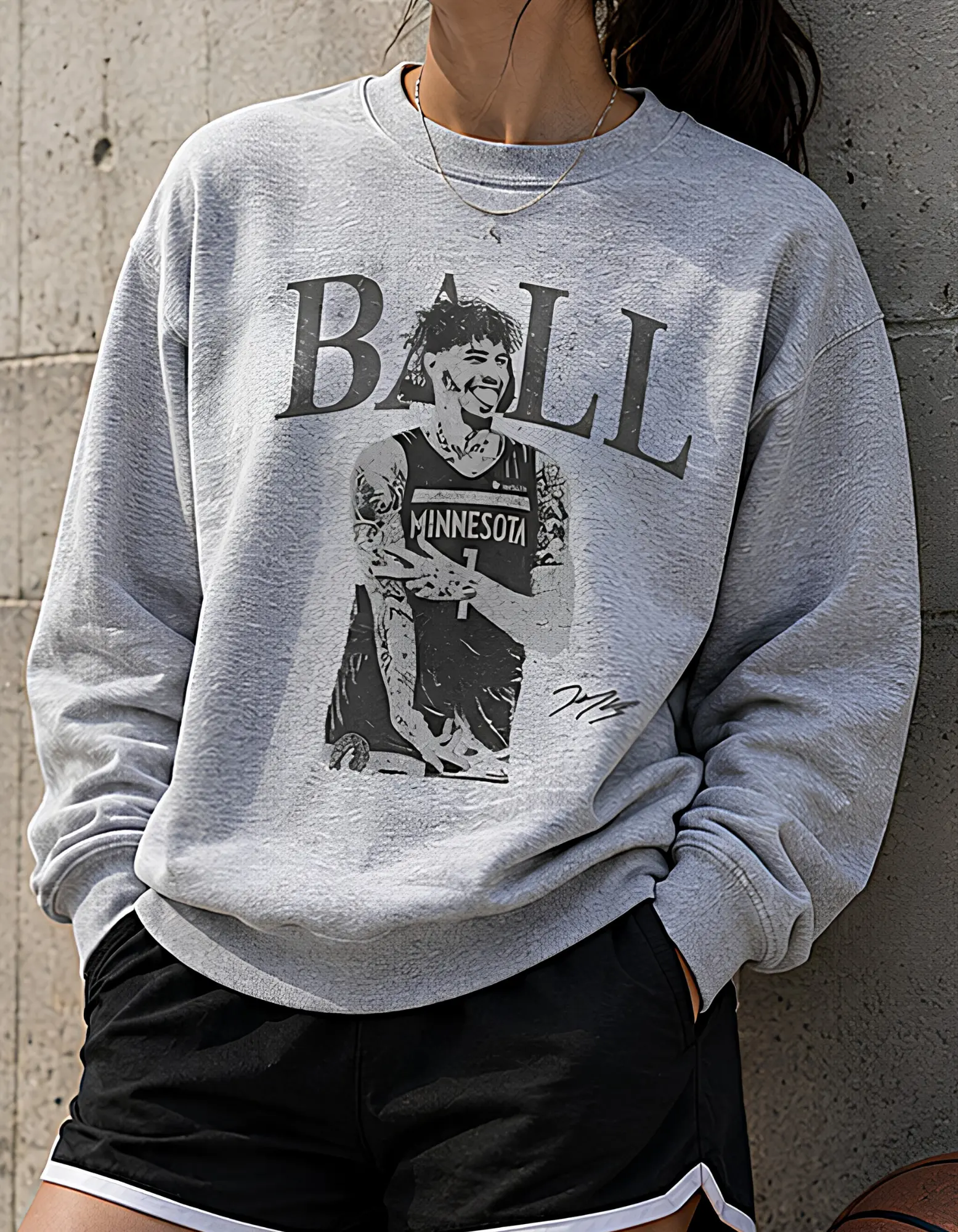Unisex LaMelo Ball 1 Minnesota Graphic Tshirt Hoodie Sweatshirt Aesthetic Casual Streetstyle Crewneck Tee