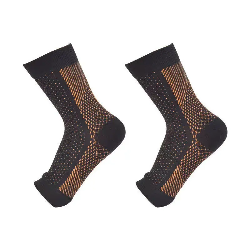 Ankle protection socks with black backgr
