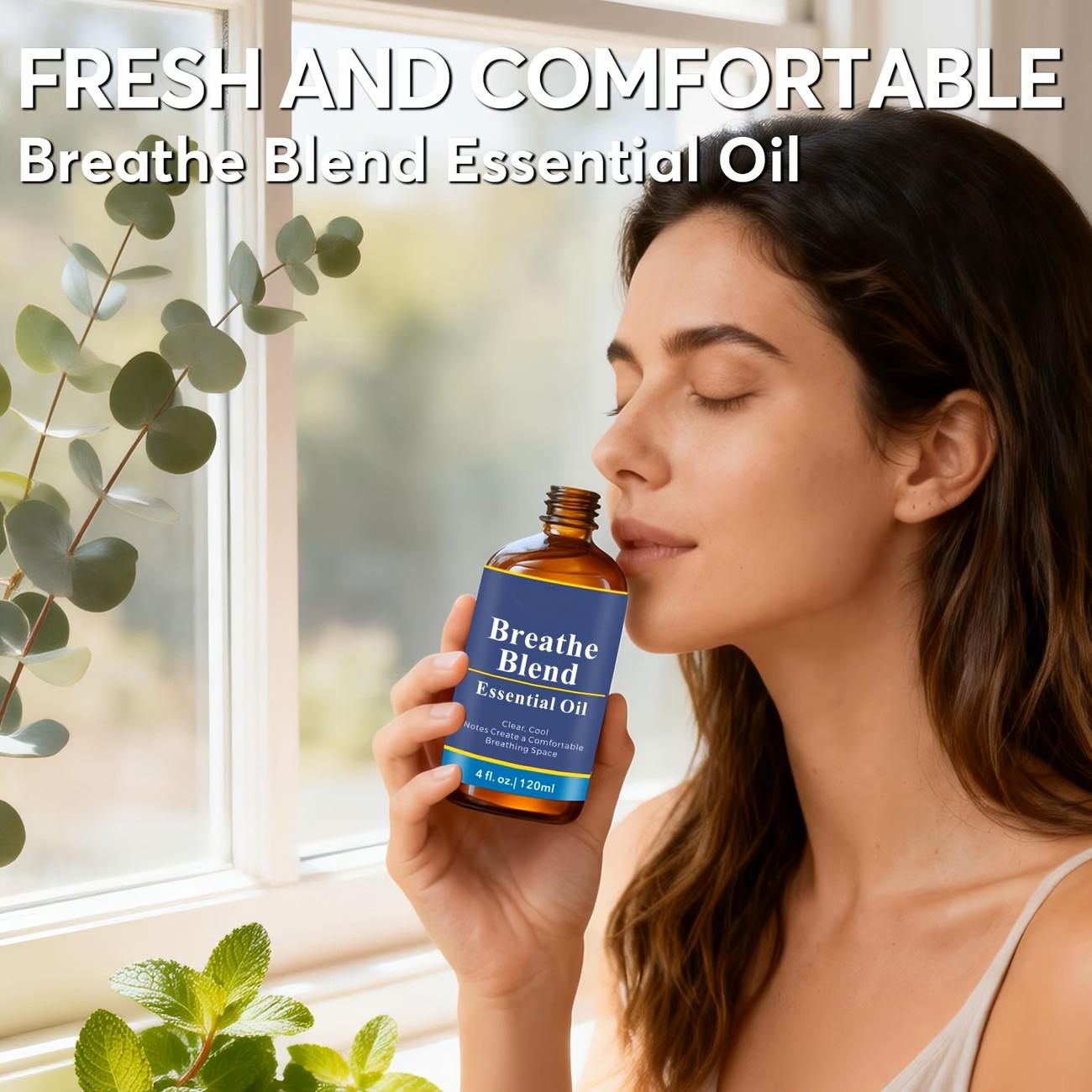 120ml/ 4oz Essential Oil Blend: Breathe, Sleep Time, Clear Focus, Quiet Balance Essential Oil for Humidifiers, Diffusers, Candle, Perfume Spray, Soap Making, Flavored Air | Yoga, Sleep, Meditation