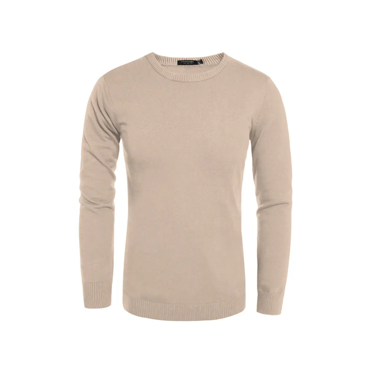 COOFANDY B Men's Knitwear Crewneck Sweater Slim Fit Lightweight Sweatshirts Knitted Pullover for Casual Or Dressy Wear Gift Ideas (Only the crew neck