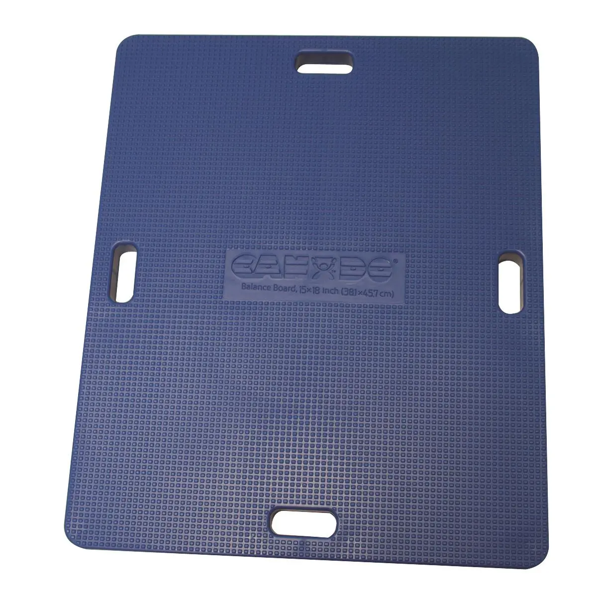 CANDO Red Wobble & Rocker Balance Board, 15" x 18" Heavy-Duty Exercise Equipment with Handles & Non-Skid Surface for Core Strength & Stability, Lightweight, Weight Training, Develop Joint Mobility, Improve Ankle Rom, Strengthen Lower Back