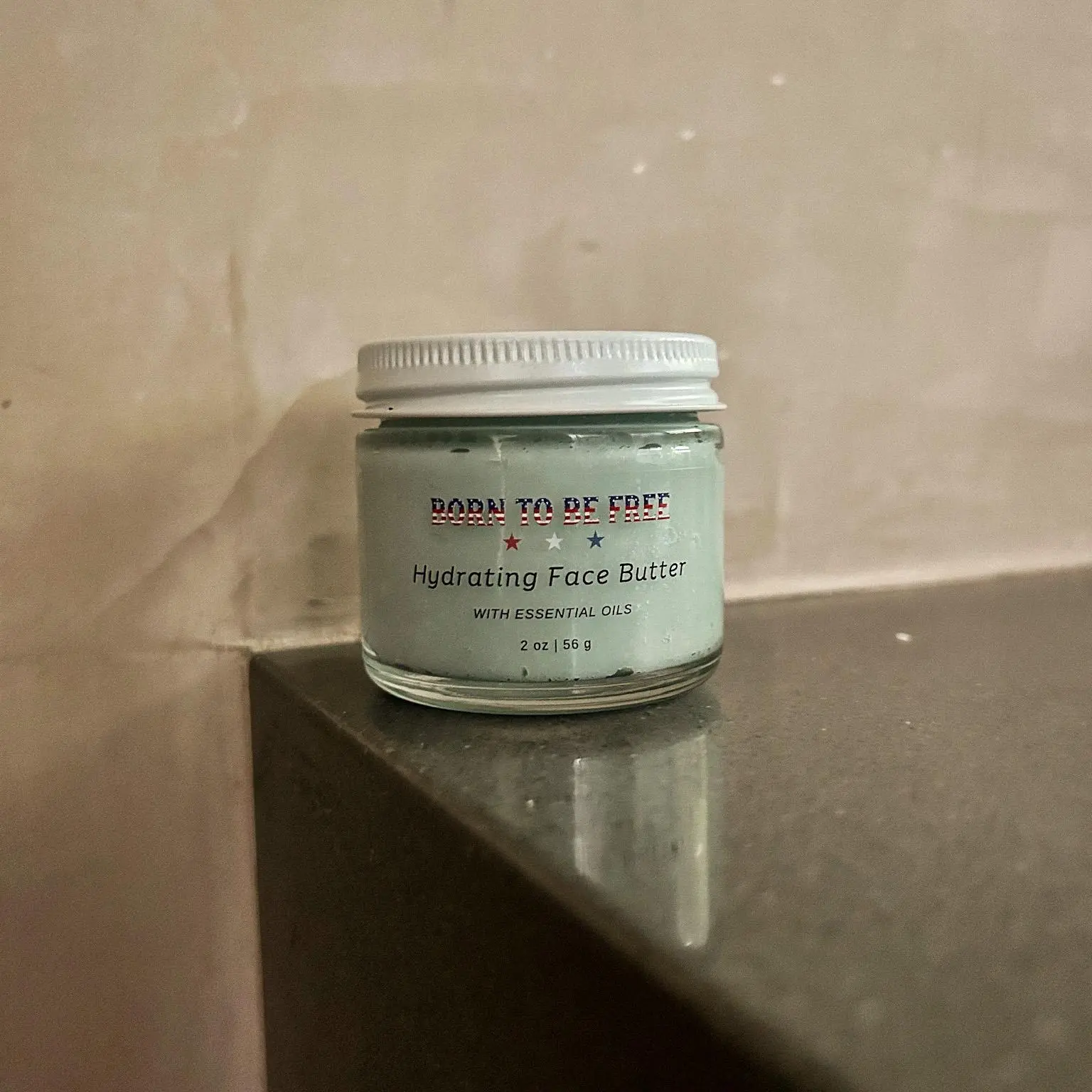 Natural Tallow Face Butter with Essential Oils – Sensitive Skin Moisturizer | Anti-Redness, Anti-Aging, Deep Hydration | Blue Tansy, Rosehip, Grapefruit | 2.4oz