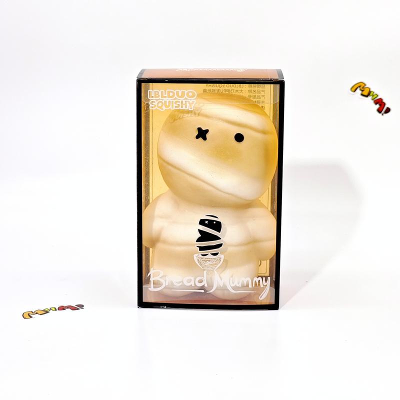 MHM Squishy Wind-Bread Buddy Stress Relief Toy - Sticky, Moist, Soft, Slow-Bouncing Foods Sensory Tool for Tactile Relaxation 9.65x6.89x4.13in