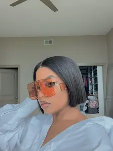 250% High Density High Gram Weight Human Hair Lace Closure Wigs, Plain Color Ready & Go Wigs for Women, Easy to Create a Perfect Look, Glueless Bob Wigs, Glueless Beginner Wig