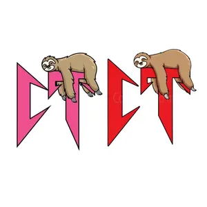 Corridos Tumbados CT Pink/Red Color Sticker - Many Sizes Decor Decorative