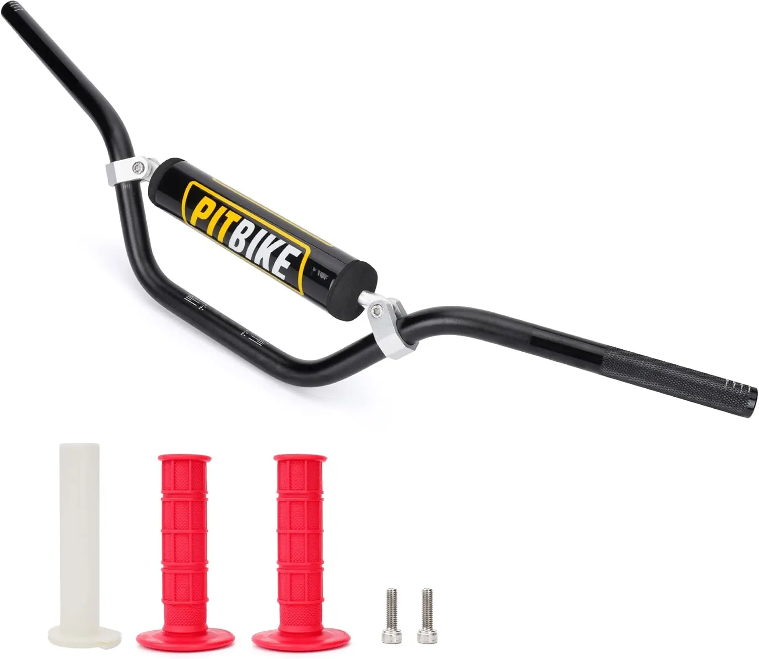 7/8" (22MM) Foam-Padded Dirt Bike Handlebar - Fits ATV, Quad, CRF, YZF, KXF, KLX, RMZ, DRZ Pit Bikes