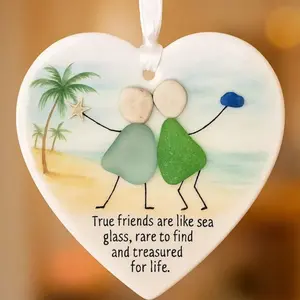 True Friendship Decoration, Hanging Room Decor Gift for Best Friends, Perfect Keepsake for Classmates and Friends