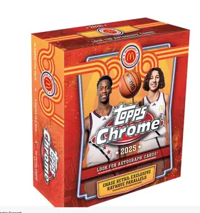 2025 Topps McDonald's All American Chrome Mega Box