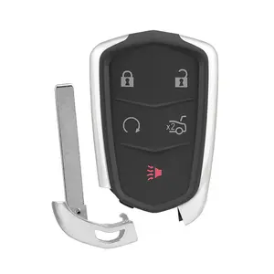 For 2014 2015 2016 2017 2018 2019 Cadillac ATS CTS XTS XT4 XT5 Remote Car Key Fob Shell Case Replacement 5 Button Fit HYQ2AB HYQ2EB