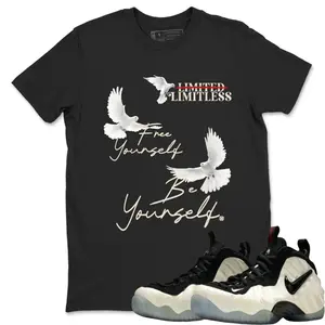 Unisex Graphic T-Shirts To Match Sneakers Foamposite One Pearl, Foamposite One Pearl Shirt, Streetwear, 100% Cotton, Design Printed T-Shirt
