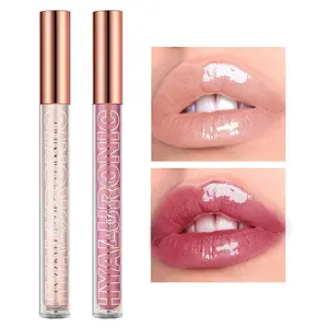 Long Lasting Glitter Lip Gloss, 2 Counts Shimmer Lip Glaze Stick Set, Tinted Moisturizing Liquid Lipstick, Glossy Lip Glaze, Plumping Lipgloss, Summer Makeup