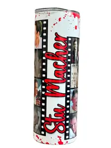 Stu - 20oz oz 20 oz. 20oz. - Skinny Straight Sublimation Tumbler - Amy's Tumbler Junkies - Your Favorite Tumbler Shop!